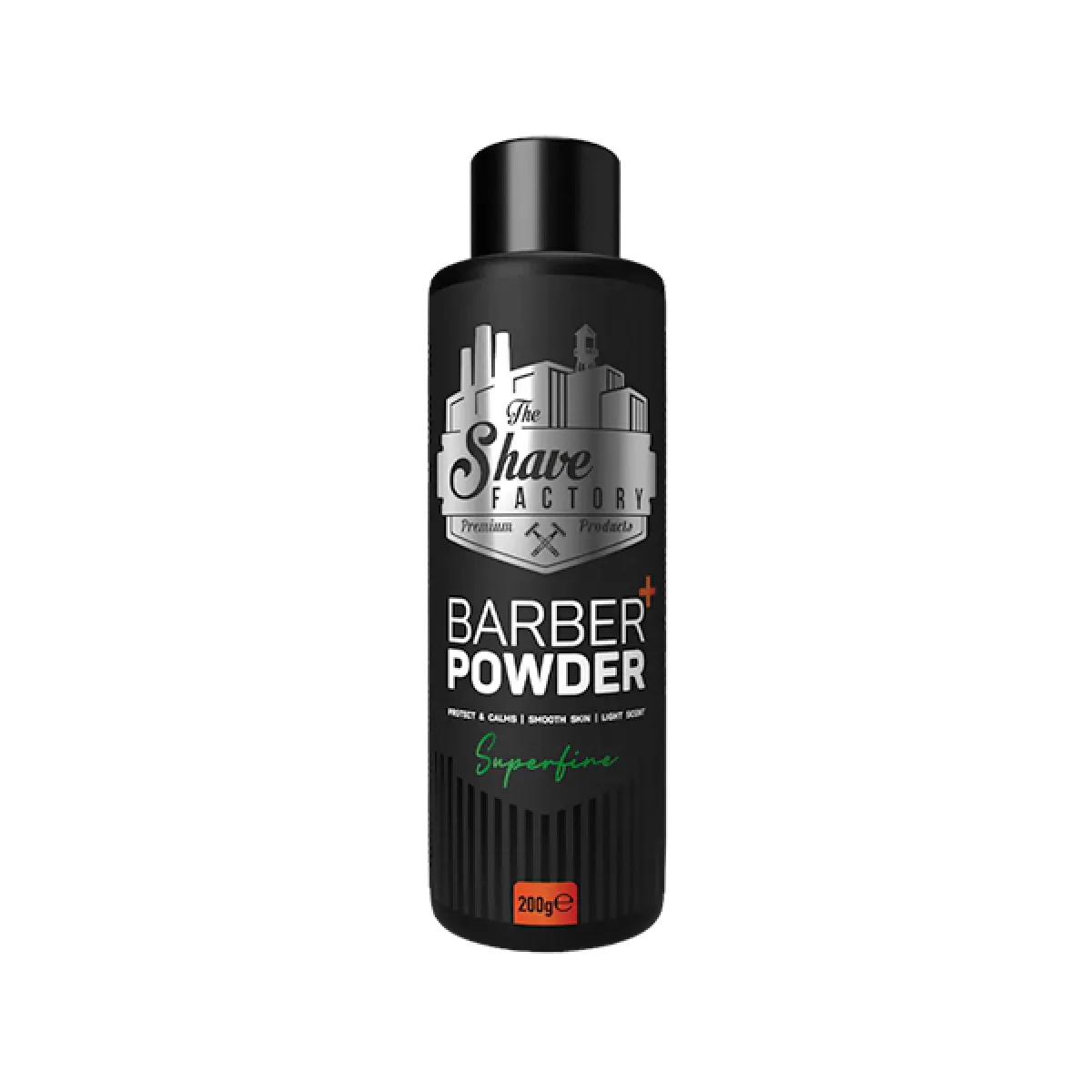 The Shave Factory - Barber Finest Powder Superfine - Talk, Puder do ciała, Barber Size 200g