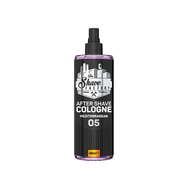 The Shave Factory - Mediterranean 05 After Shave Cologne Spray - Perfumowana Woda Kolońska po Goleniu 400ml
