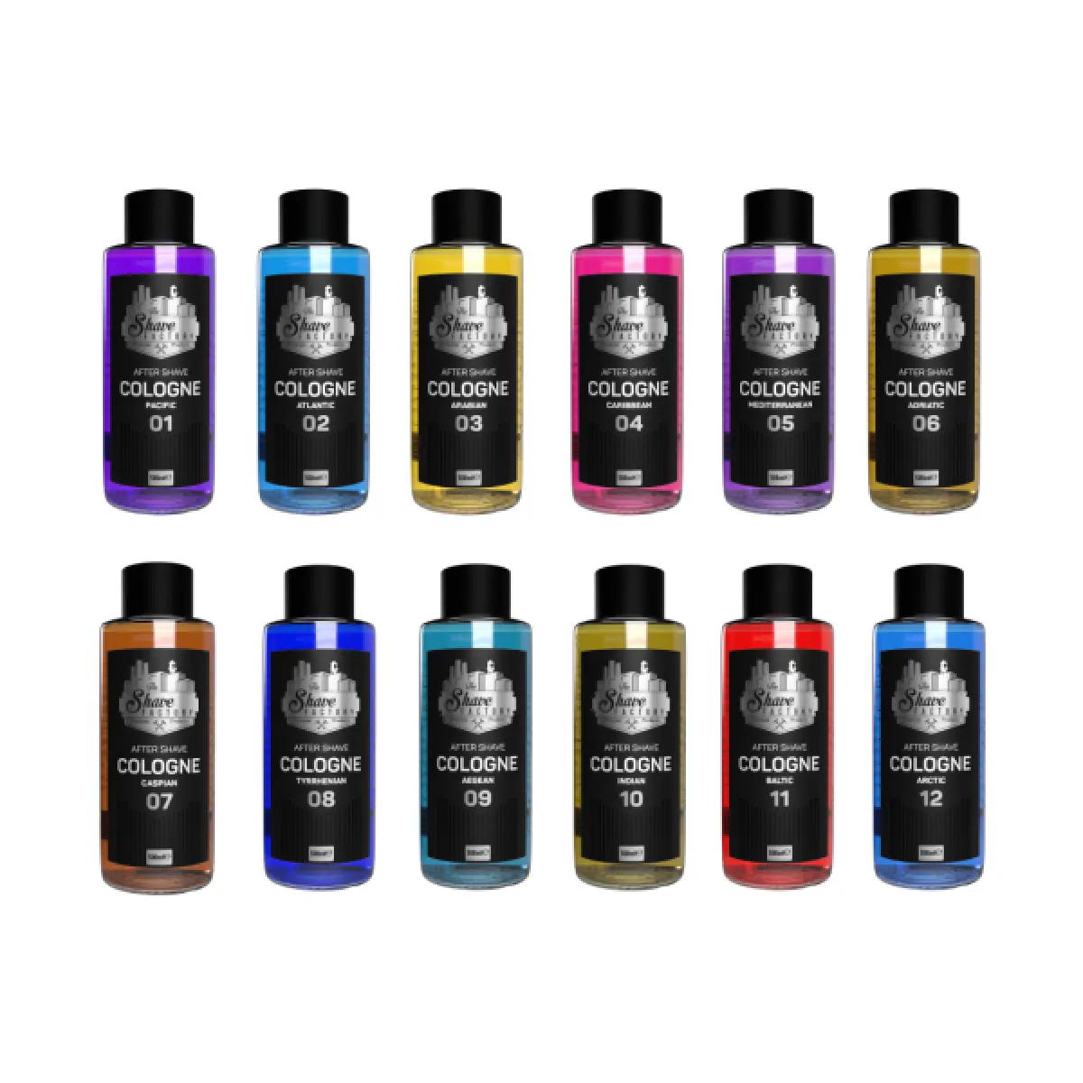 The Shave Factory - Arabian 03 After Shave Cologne - Perfumowana Woda Kolońska w szklanej butelce po goleniu 500ml