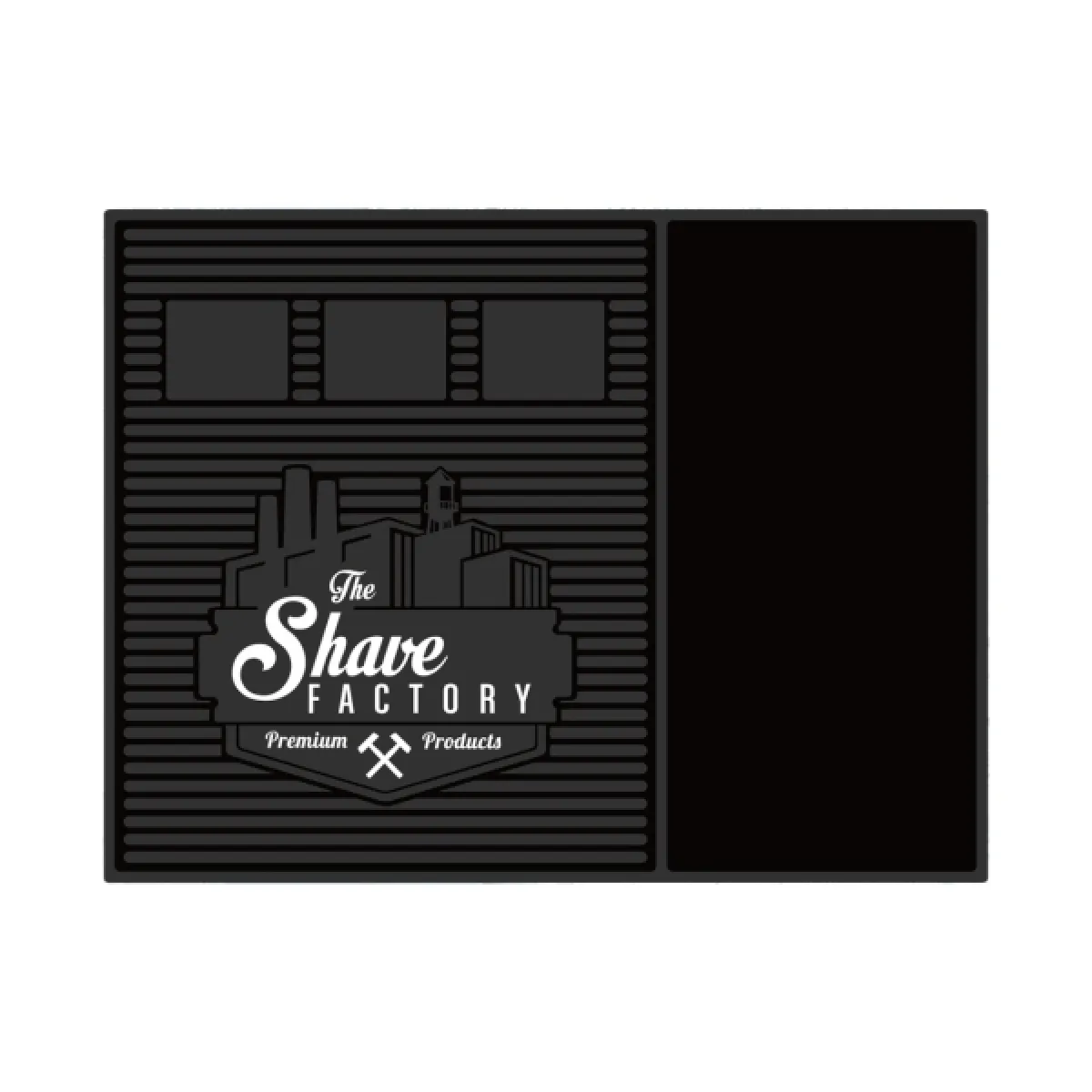 The Shave Factory - Magnetic Station Mat 3 Magnets - Mata Magnetyczna z 3 polami magnetycznymi