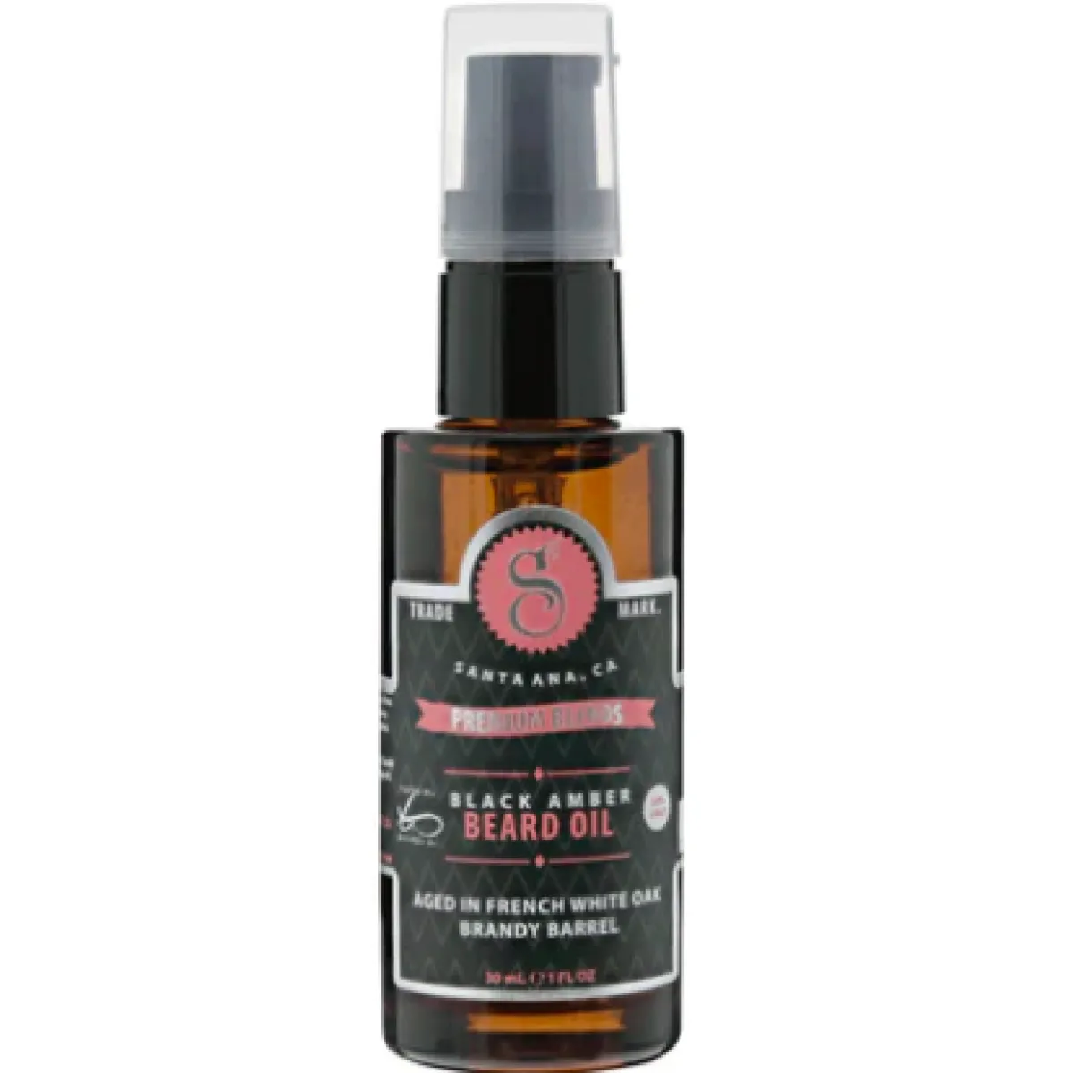 Suavecito - Premium Blends Black Amber - Olejek do brody 30ml