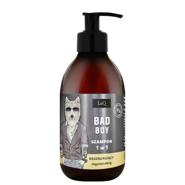 LaQ - Bad Boy - 8w1 Żel Pod Prysznic Czarny Mat 500ml