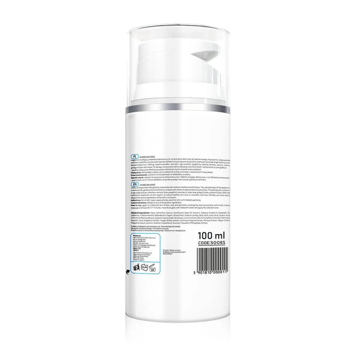 Apis - Hydro Balance - Peeling do twarzy enzymatyczny z bioenzymami i algami morskimi 100ml