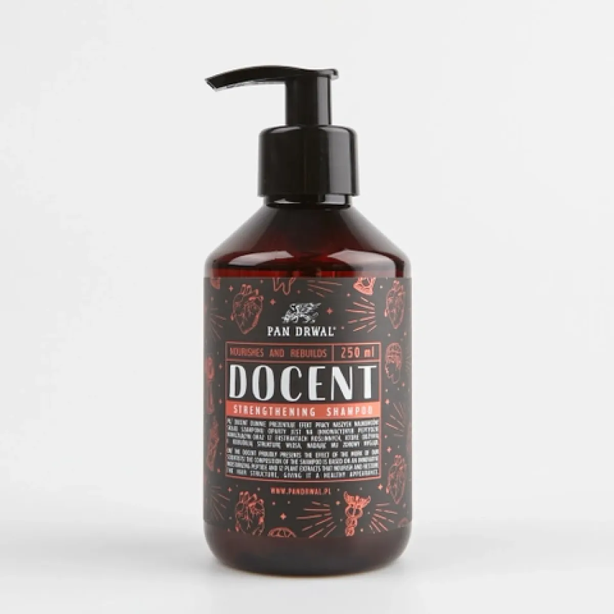 Pan Drwal - Docent - Wzmacniający szampon do włosów 250ml