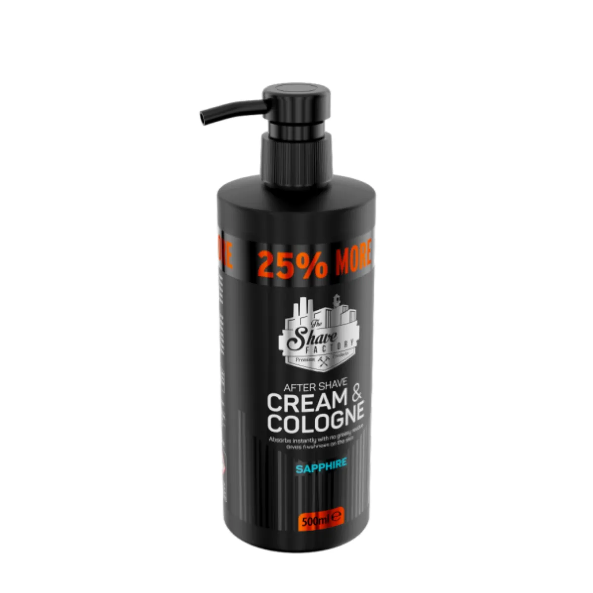The Shave Factory - Sapphire Cream & Cologne - Balsam po goleniu 500ml