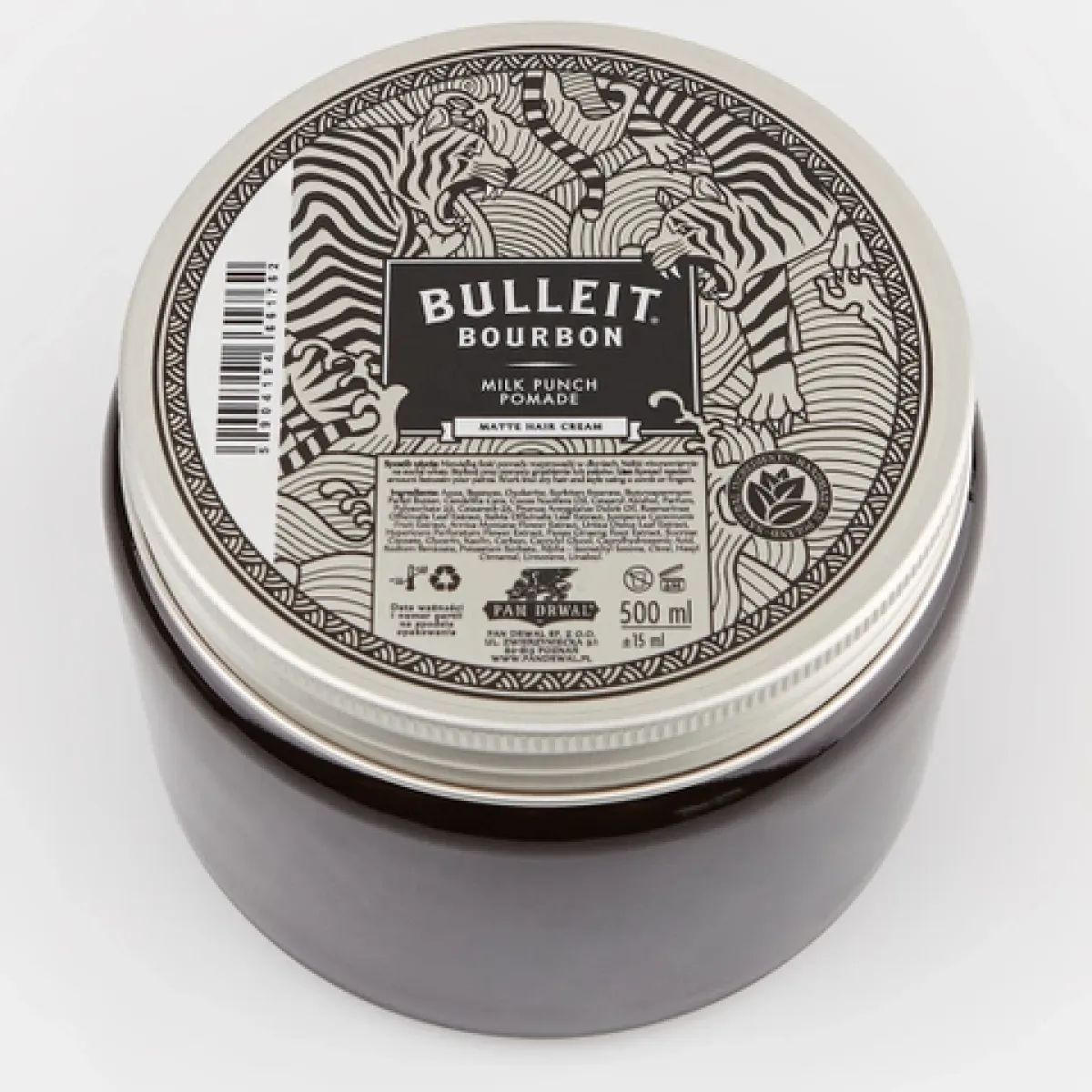 Pan Drwal - Bulleit Bourbon, Milk Punch Pomade - Matowa pomada do włosów 500ml