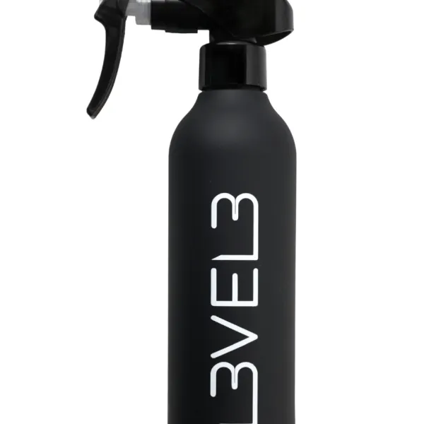 L3VEL3 / LV3 - Spray Bottle Black - Czarny Spray fryzjerski rozpylacz do wody 300ml