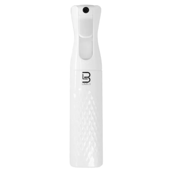 L3VEL3 / LV3 - Spray Bottle White - Biały Spray fryzjerski rozpylacz do wody 300ml