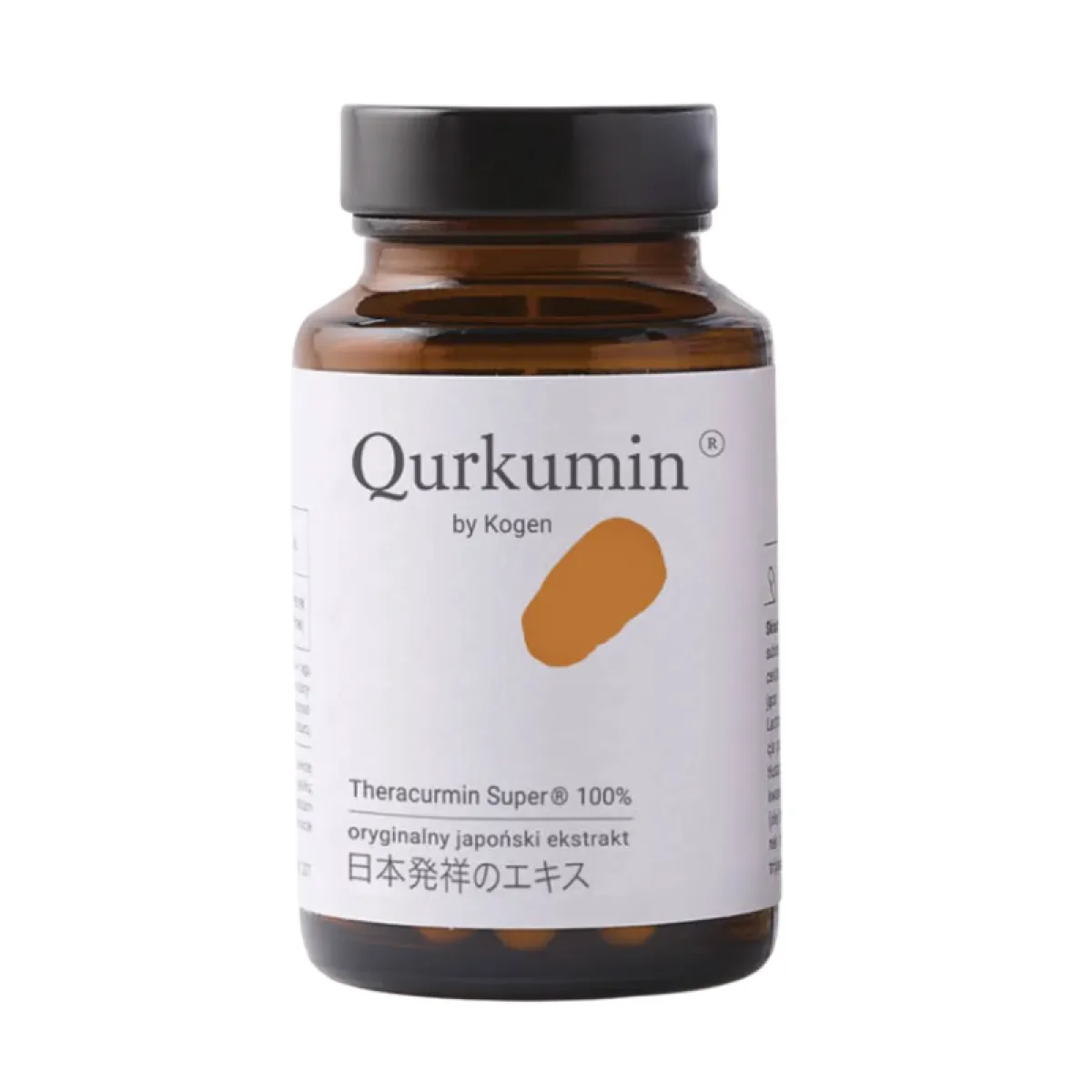 Kogen - Qurkumin - Ekstrakt z kurkuminy wspiera pracę wątroby - Nutraceutyk 60 kapsułek