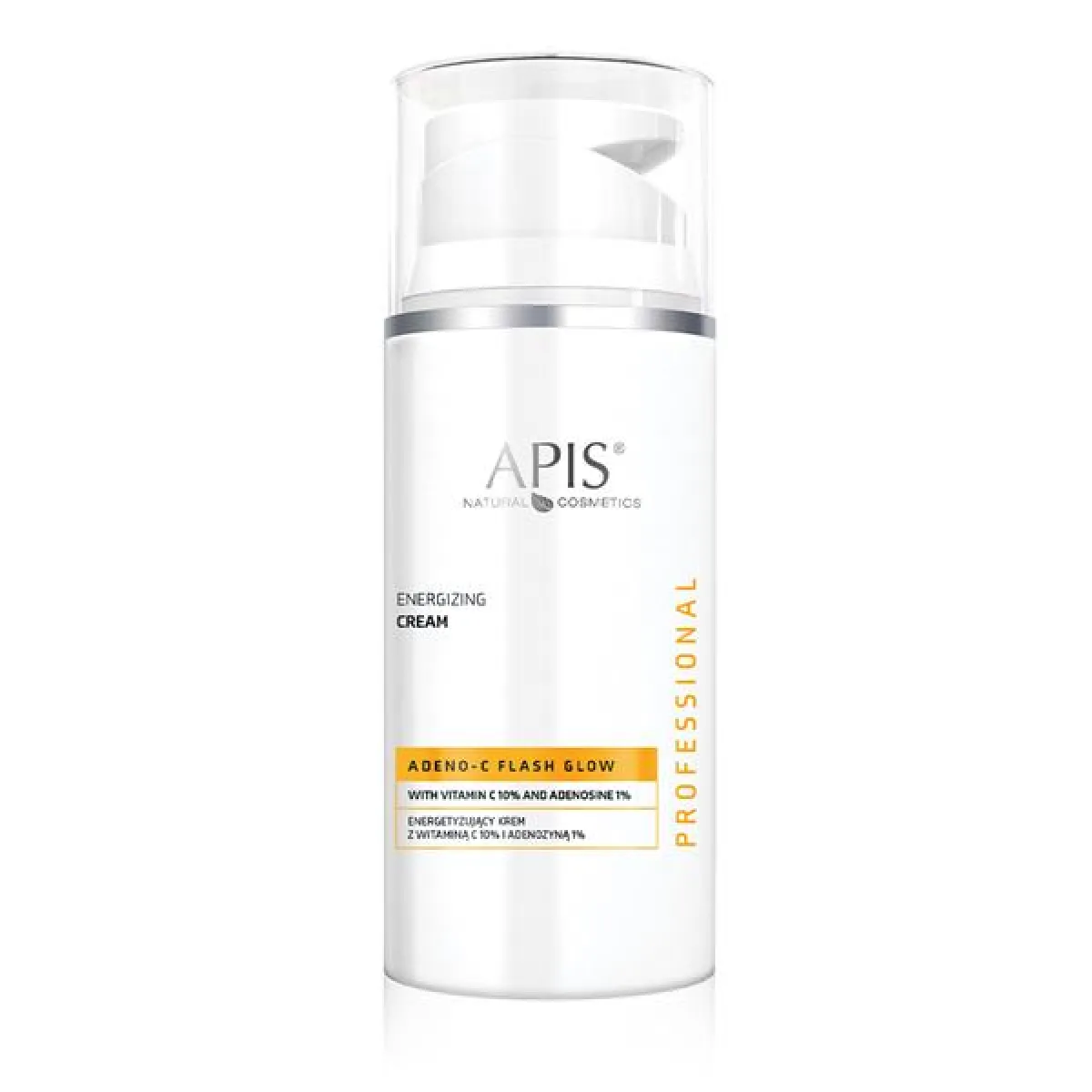 Apis - ADENO-C Flash Glow Energetyzujący krem do twarzy z witaminą C i adenozyną 100ml