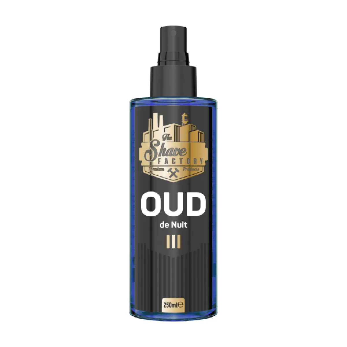 The Shave Factory - OUD III De Nuit After Shave Cologne - Perfumowana Woda po Goleniu 250ml