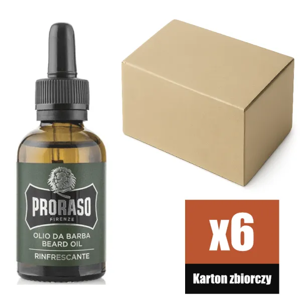 Proraso - Refreshing - Olejek do brody KARTON 6x30ml