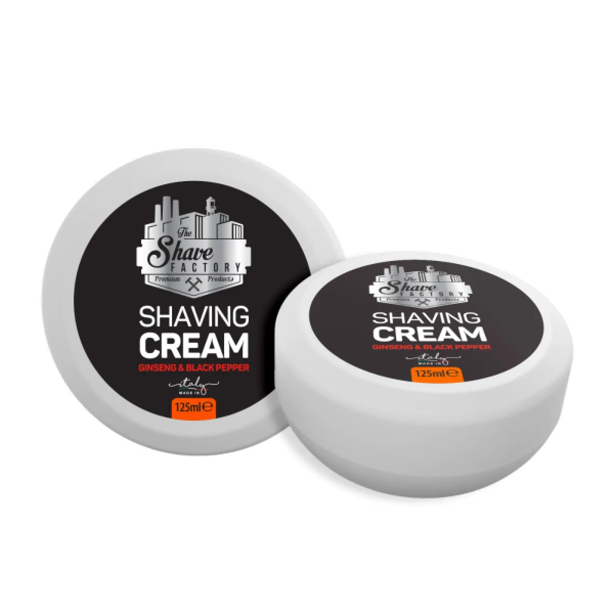 The Shave Factory - Shaving Cream Ginseng & Black Pepper - Krem do golenia 125ml