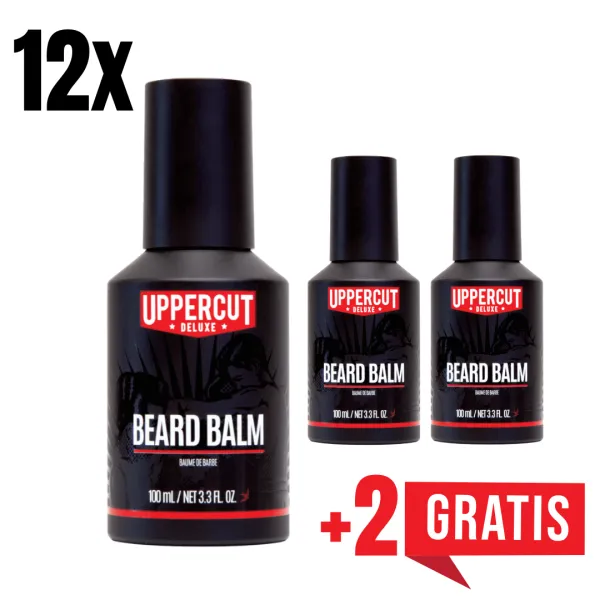Uppercut Deluxe - Beard Balm - Balsam do brody 100ml ZESTAW 12+2