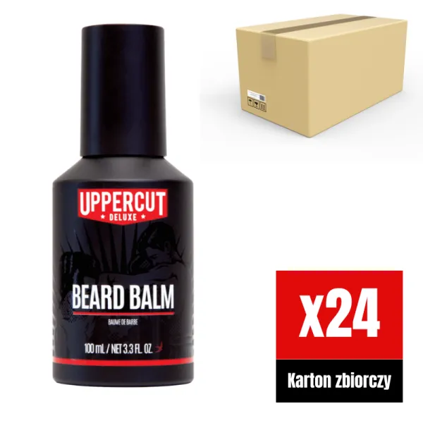 Uppercut Deluxe - Beard Balm - Balsam do brody KARTON 24x100ml