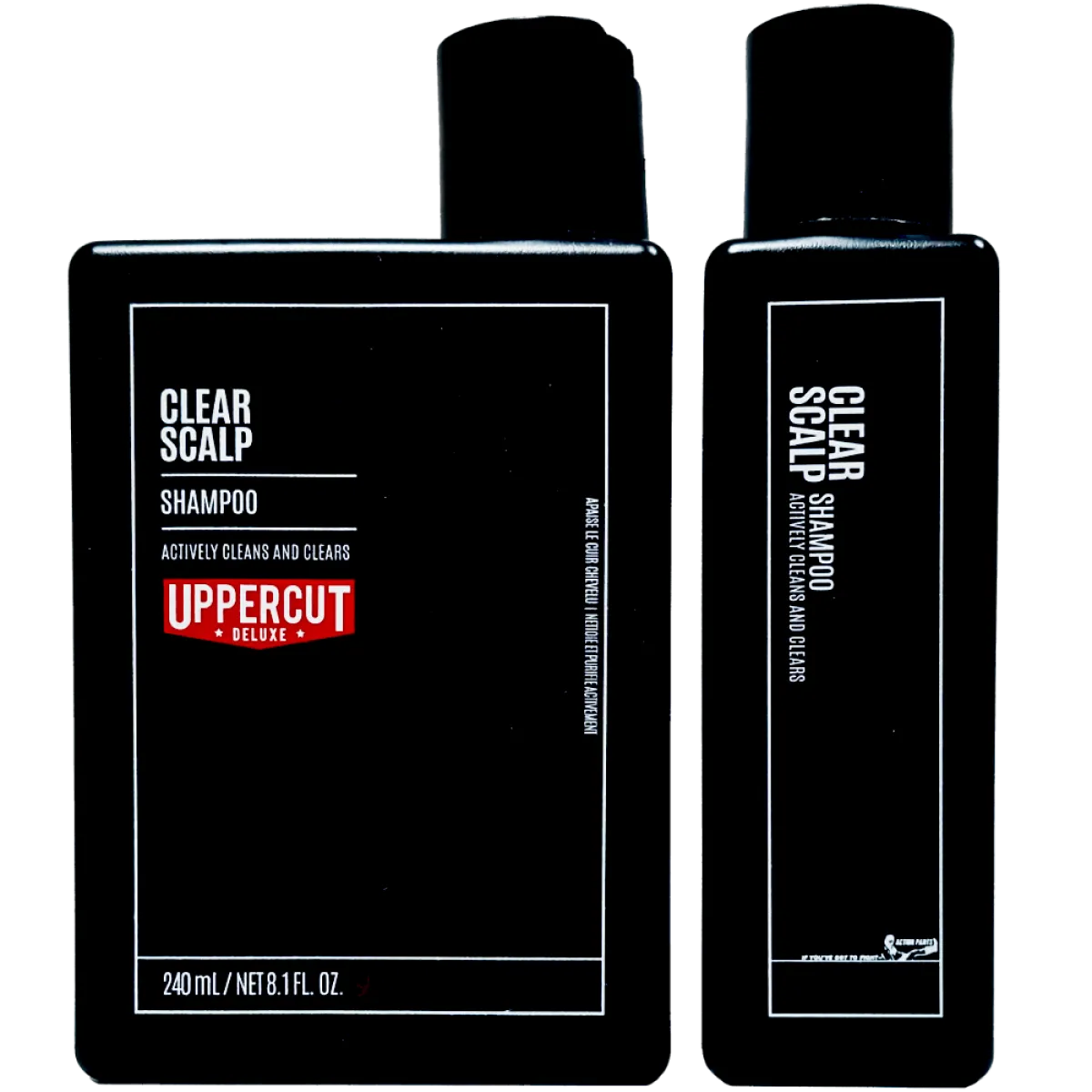 Uppercut Deluxe - Clear Scalp - Przeciwłupieżowy szampon do włosów, oczyszczający skórę głowy 240ml ZESTAW 12+2