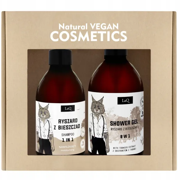 LaQ - Ryszard - Żel pod prysznic 500ml  i Szampon do włosów 300ml - Zestaw