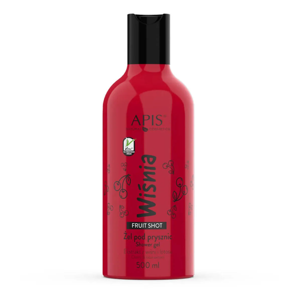 Apis - Fruit Shot - Żel pod prysznic Wiśnia 500ml