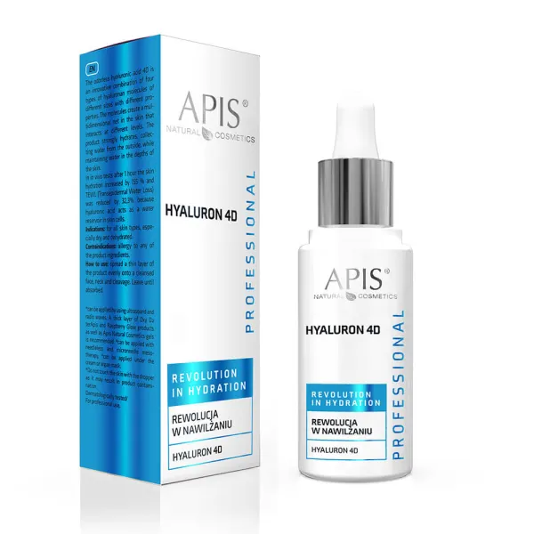 Apis - Hyaluron 4D - Koncentrat z kwasem hialuronowym, serum nawilżające do twarzy 30ml