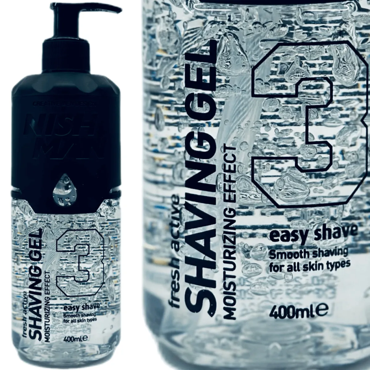 Nishman - 03 Easy Shave Shaving Gel - Żel do precyzyjnego golenia 400ml