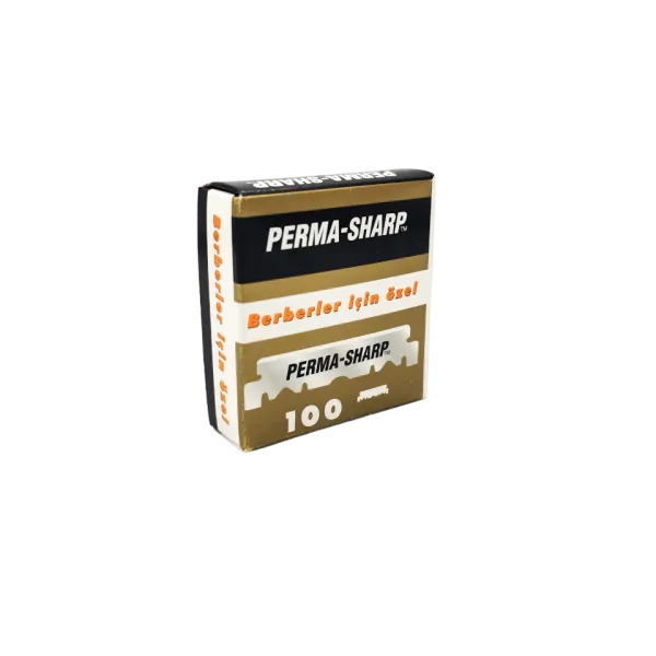 Perma-Sharp - Żyletki połówki do golenia brzytwą 100szt.