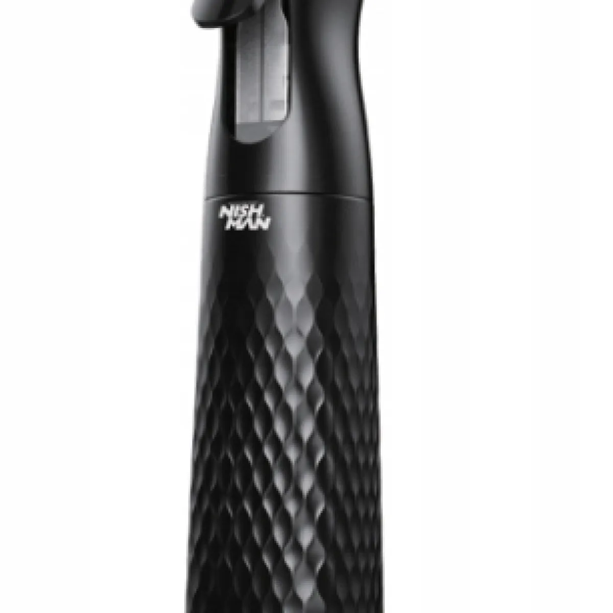 Nishman - Spray Bottle Black - Spray fryzjerski rozpylacz do wody, czarny 300ml