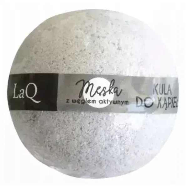 LaQ - Męska, Kozioł z węglem aktywnym - Kula musująca do kąpieli 100g