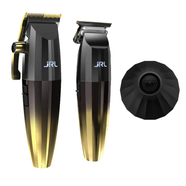 JRL - 2020C + 2020T Hair Clipper&Trimmer Set Gold - Maszynka 2020C i trymer do włosów i brody w złotym kolorze - Zestaw