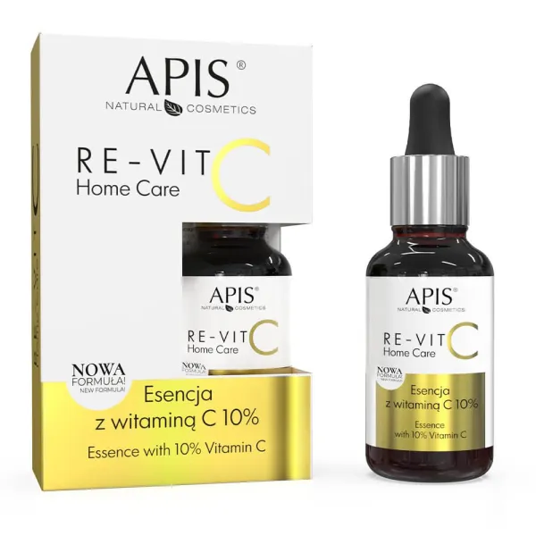 Apis - Re - Vit C Home Care - Serum do twarzy, esencja z witaminą C 10% 30ml