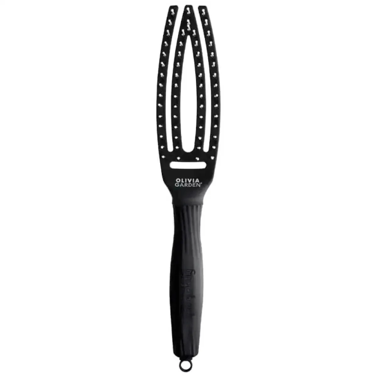Olivia Garden - Fingerbrush Ionic Black Small - Szczotka do Włosów