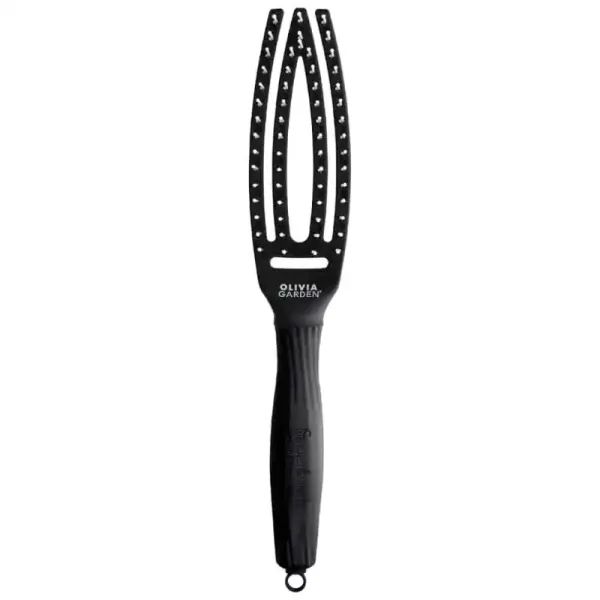 Olivia Garden - Fingerbrush Ionic Black Small - Szczotka do Włosów