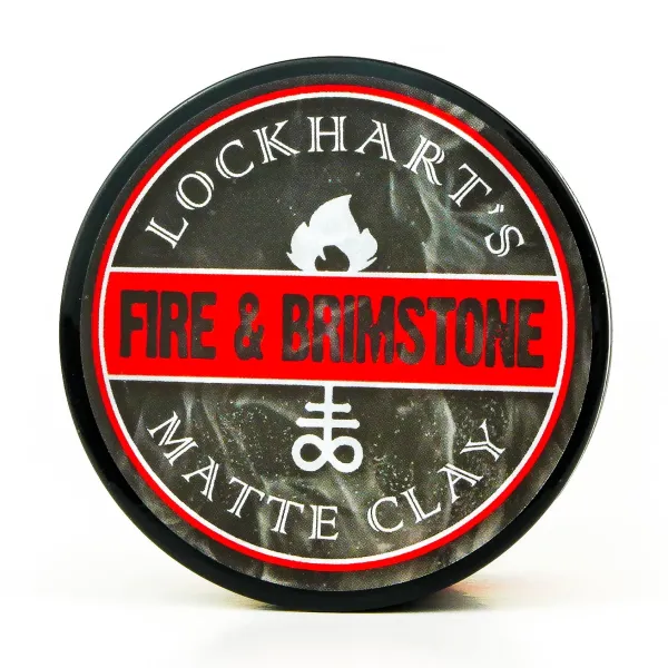Lockhart's - Fire and Brimstone - Matte Clay - Glinka do włosów 96g