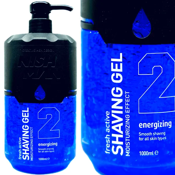 Nishman - 02 Energizing Shaving Gel - Żel do precyzyjnego golenia 1000ml