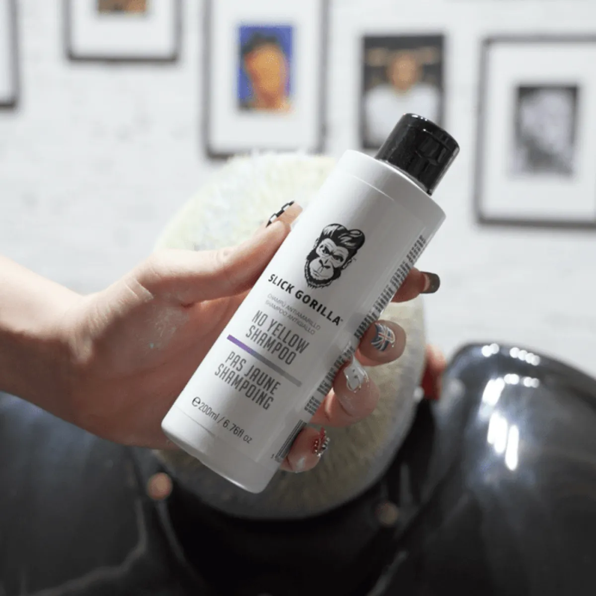 Slick Gorilla - No Yellow Shampoo - Szampon do włosów wybielanych i rozjaśnianych 200ml