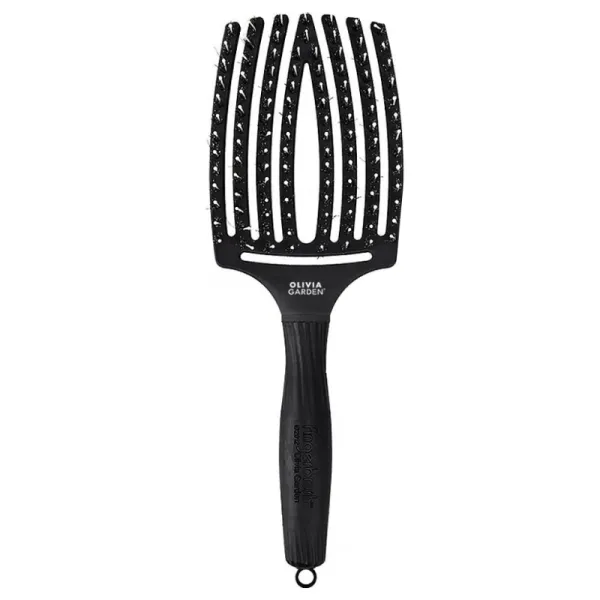 Olivia Garden - Fingerbrush Black Combo Large - Szczotka do Włosów