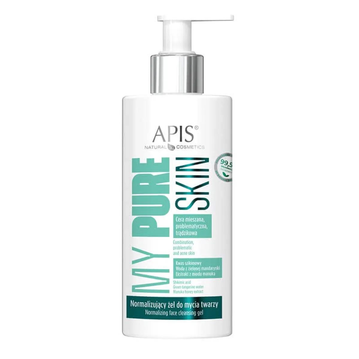 Apis - My Pure Skin - Normalizujący żel do mycia twarzy 300ml