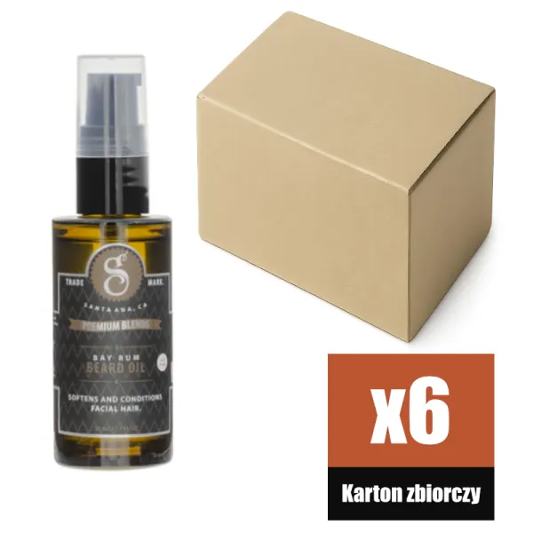 Suavecito - Premium Blends Bay Rum - Olejek do brody KARTON 6x30ml