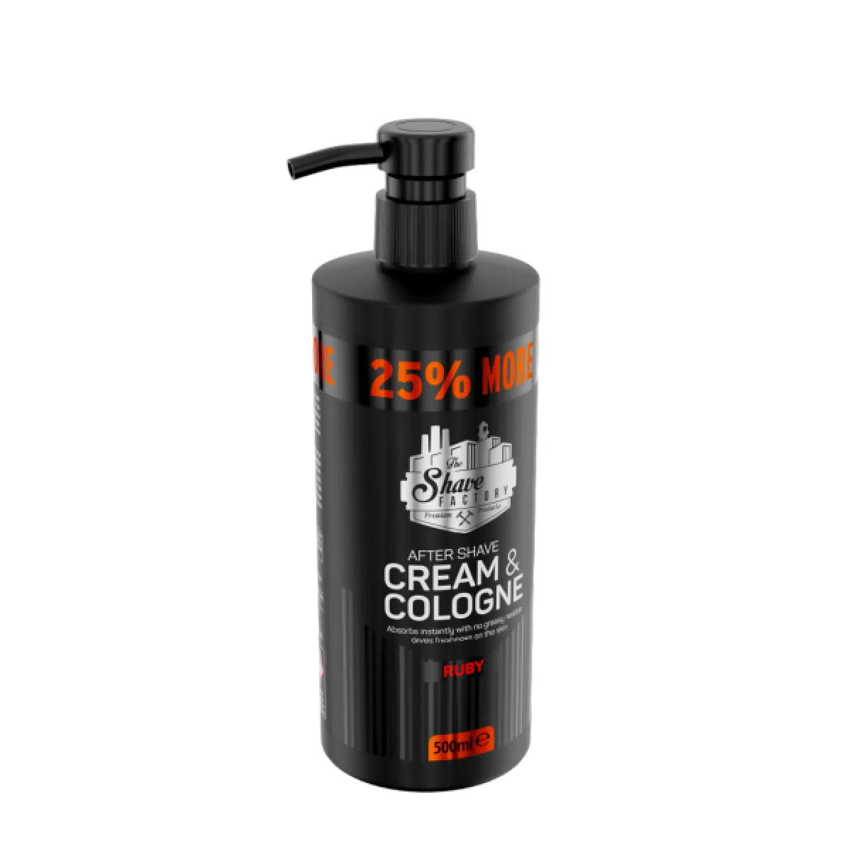 The Shave Factory - Ruby Cream & Cologne - Balsam po goleniu 500ml