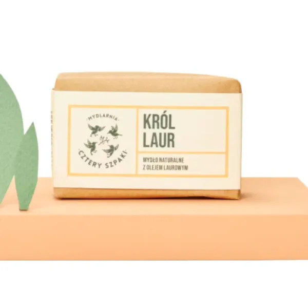 Cztery Szpaki - Król Laur - Naturalne mydło w kostce 110g