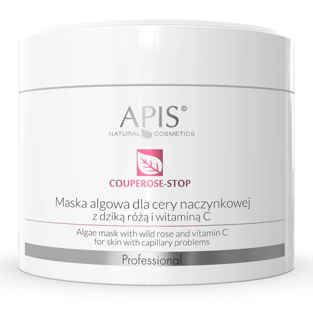 Apis - Couperose - Stop - maska algowa dla cery naczynkowej z dziką różą i witaminą C 100g
