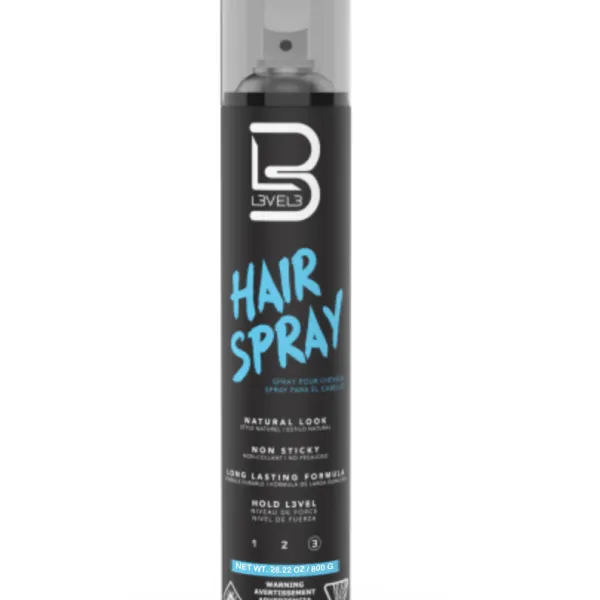 L3VEL3 / LV3 - Hair Spray Natural Look - Lakier do włosów 800ml