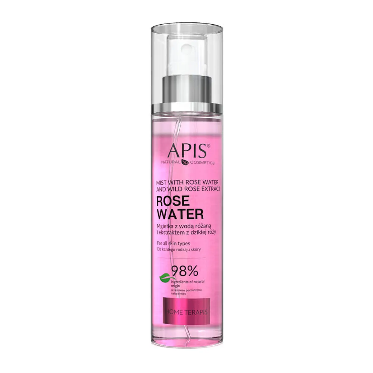 Apis - Mgiełka do twarzy, z wodą różaną i ekstraktem z dzikiej róży 150ml