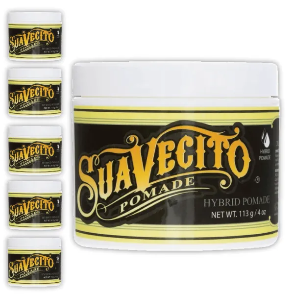 Suavecito - Hybrid Pomade - Pomada do włosów PAKIET 6x 113g