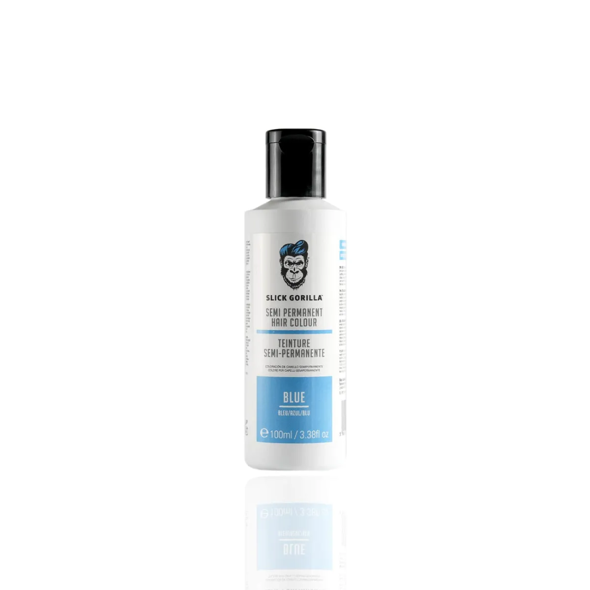 Slick Gorilla - Semi Permanent Hair Colour, Blue - Męska farba w niebieskim kolorze do włosów rozjaśnianych 100ml