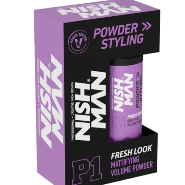 Nishman - P1 Fresh Look Powder - Puder do stylizacji włosów zapachowy 20g