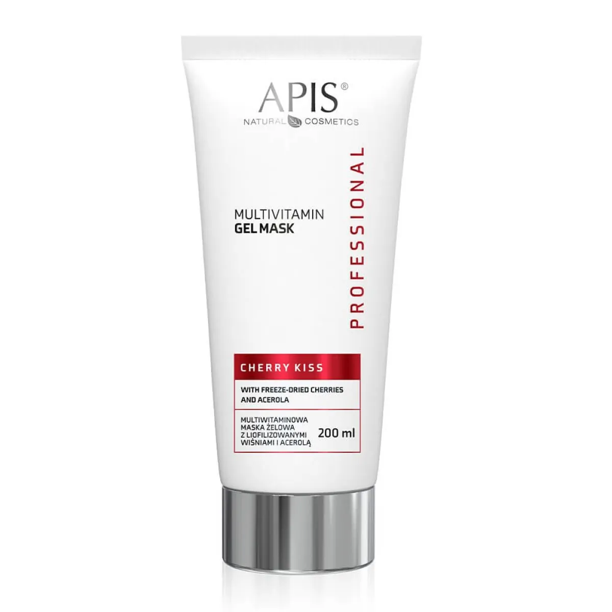 Apis - Cherry Kiss - Multiwitaminowa Maska Żelowa z Liofilizowanymi Wiśniami i Acerolą 200ml