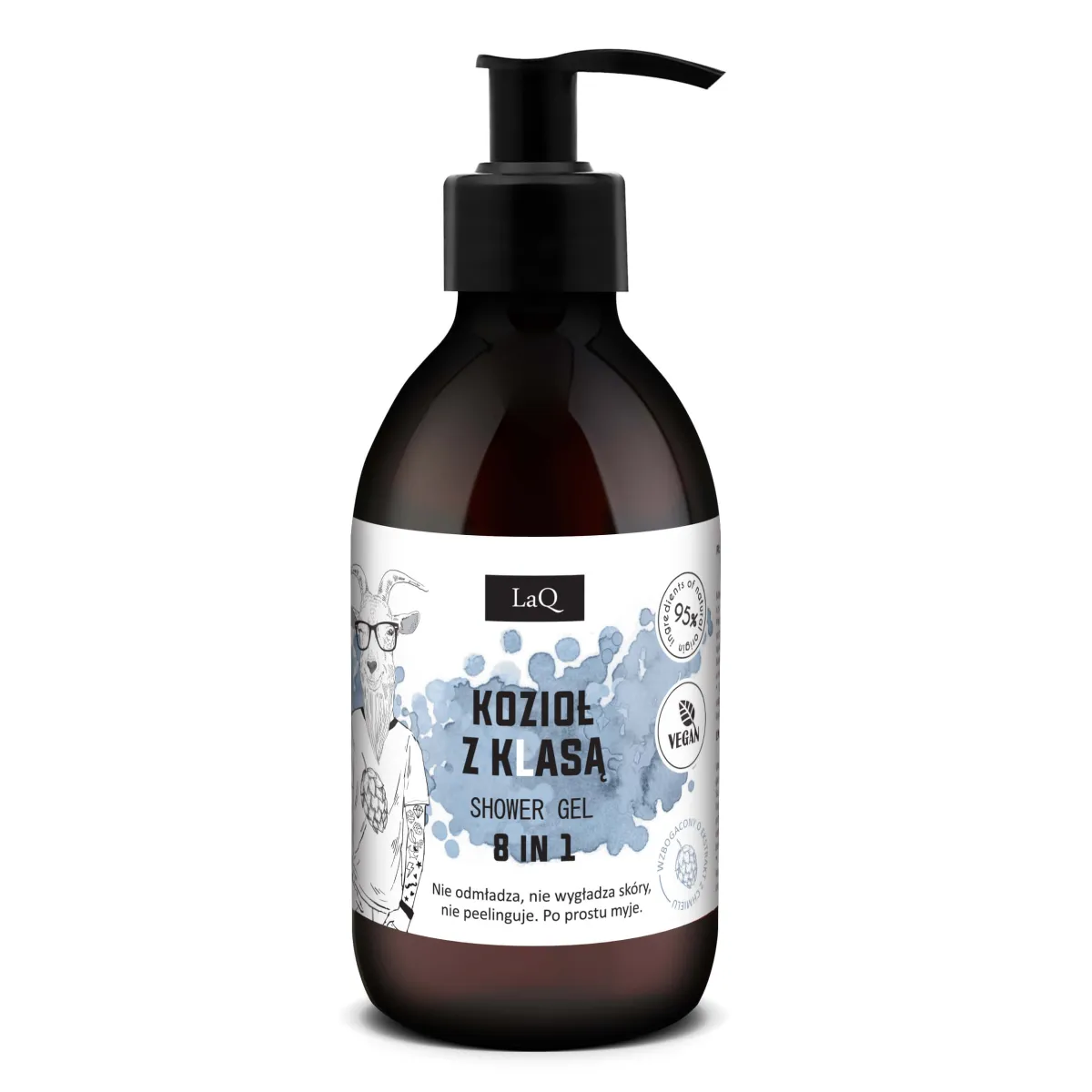 LaQ - Kozioł z Klasą - 8w1 Żel pod prysznic 300ml