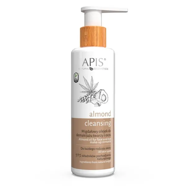Apis - Almond Cleansing - Migdałowy olejek do demakijażu twarzy i oczu 150ml