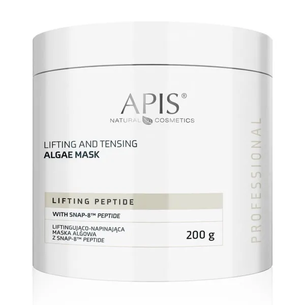 Apis - Lifting Peptide - Liftingująco napinajaca maska do twarzy, algowa z SNAP-8 TM peptide 200g