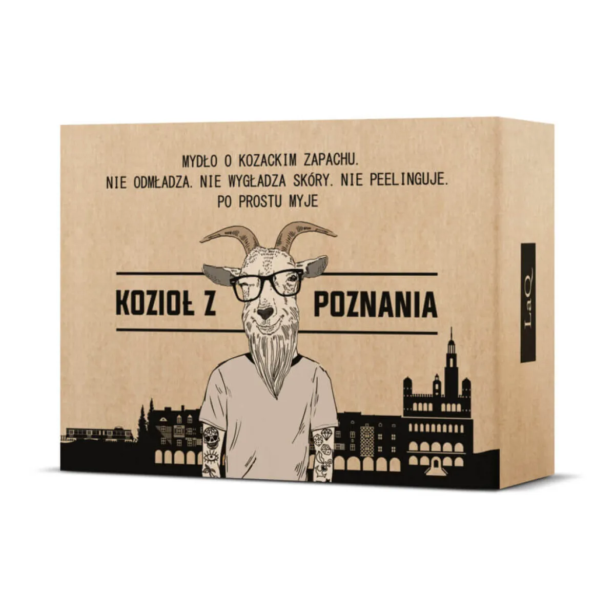 LaQ - Kozioł z Poznania - Mydło dla facetów w kostce 85g